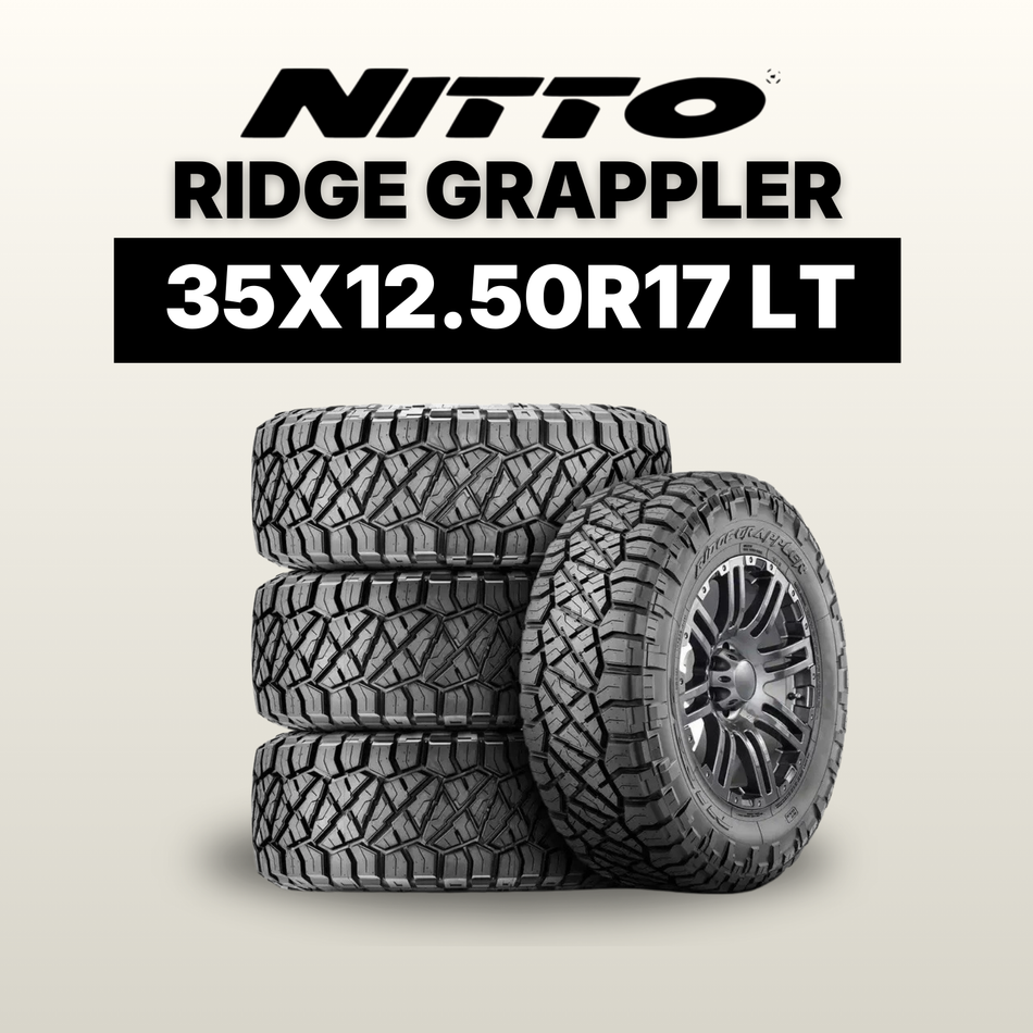 Set of 4 Nitto Ridge Grappler 35x12.50R17LT (Load E)